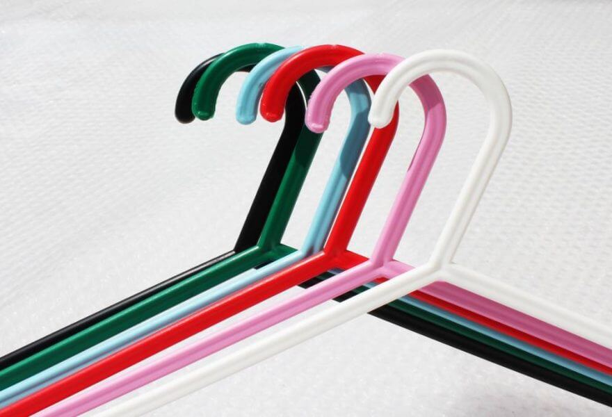 Adult Hangers With Trouser Bar & Clips Multi Color 37 CM Hangersrus