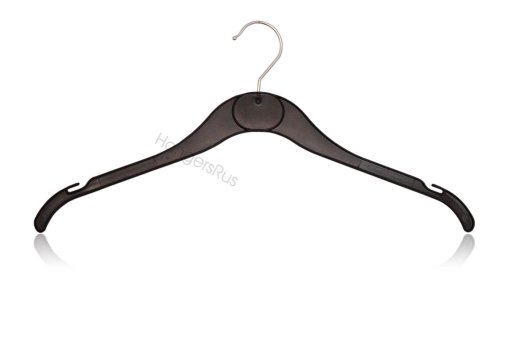 Black Plastic Top Hanger With Swivel Chrome Head