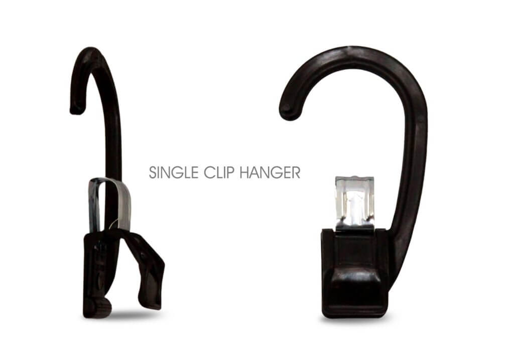 Black Single Clip Hanger